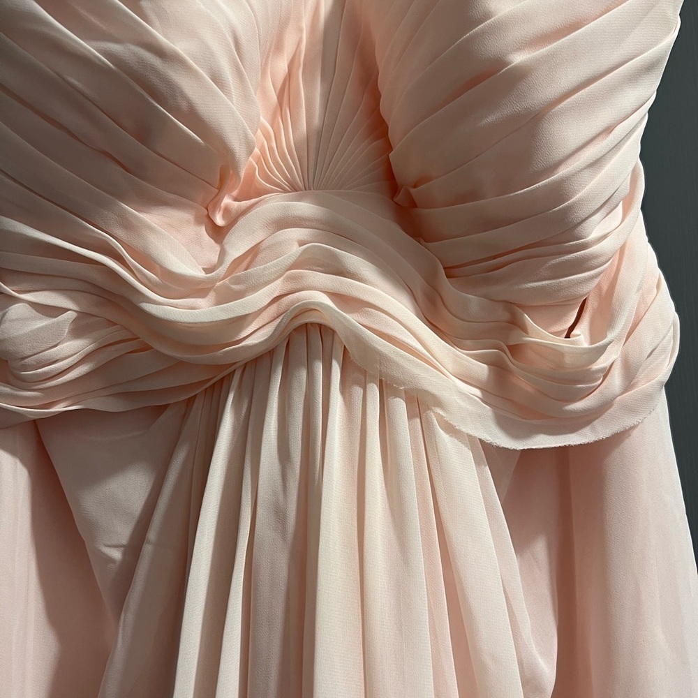 EUC David's Bridal dress size 20 light pink bridesmaid - Picture 12 of 15